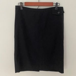 Gap Black Midi Pencil Skirt